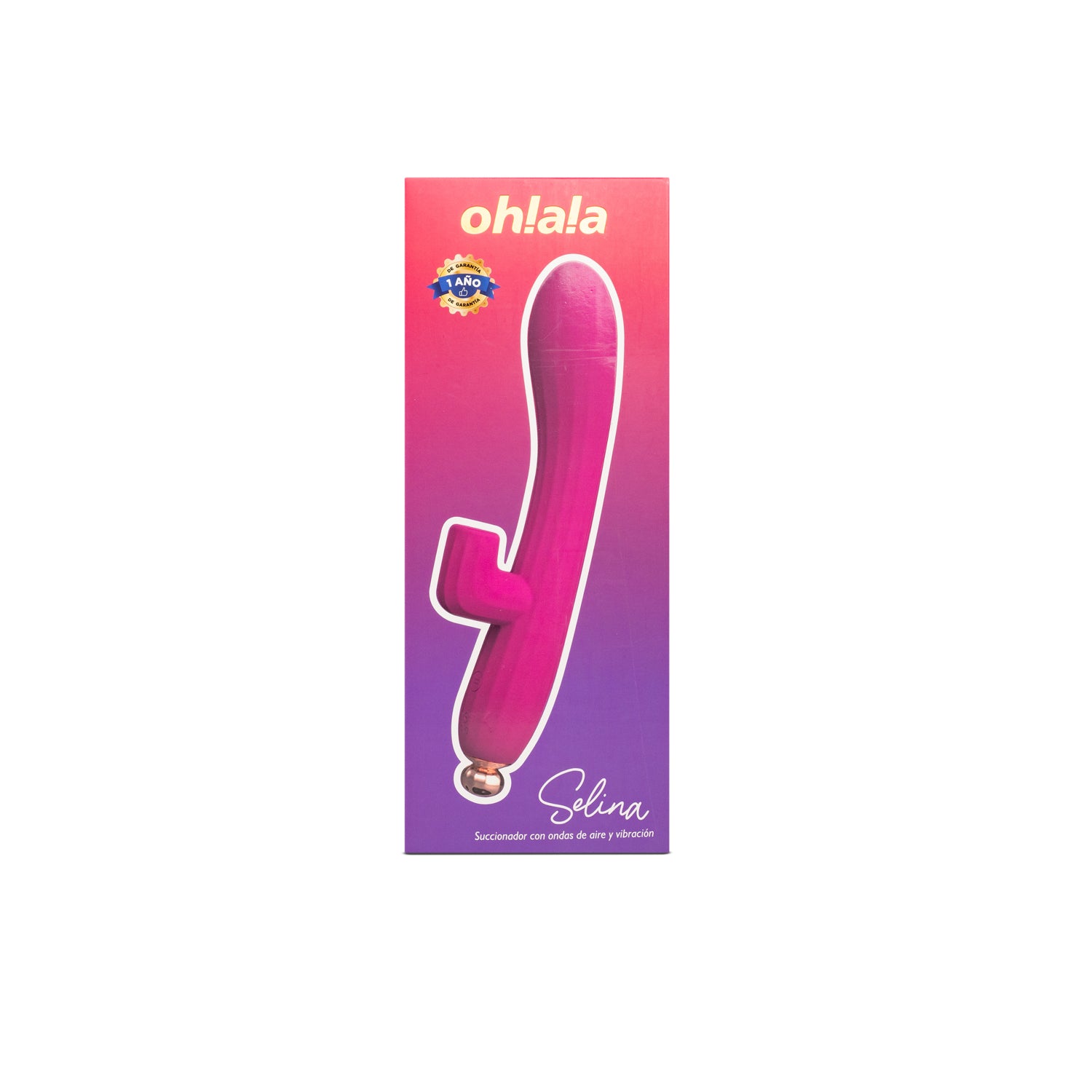 VIBRADOR DOBLE SELINA FUCSIA